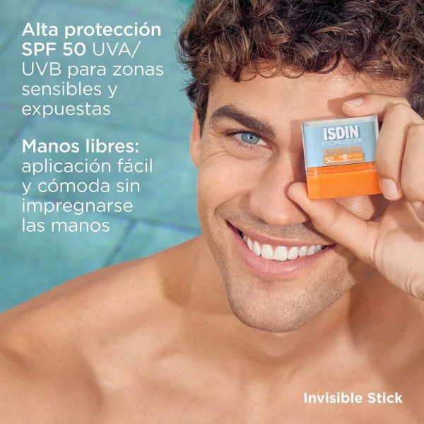 ضدآفتاب استیکی ایزدین | ISDIN Fotoprotector Invisible Stick SPF50 - Image 3