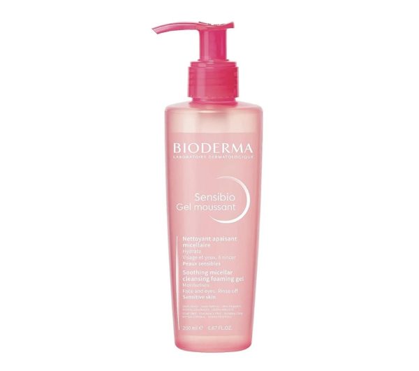 ژل شستشوی پوست حساس صورت بایودرما | Bioderma Sensibio Gel moussant