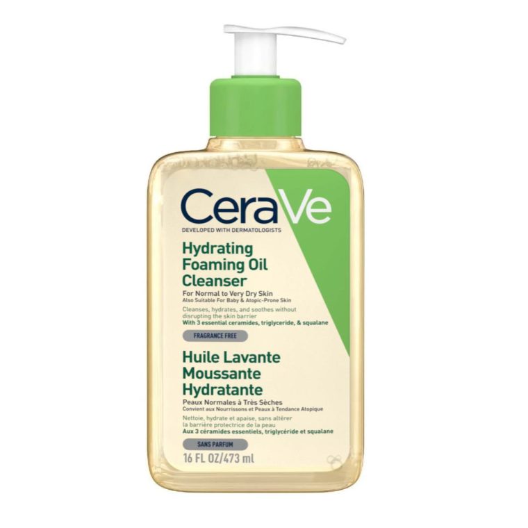 فوم شستشوی روغنی سراوی مخصوص پوست خشک | CeraVe Hydrating Foaming Oil Cleanser 473ml